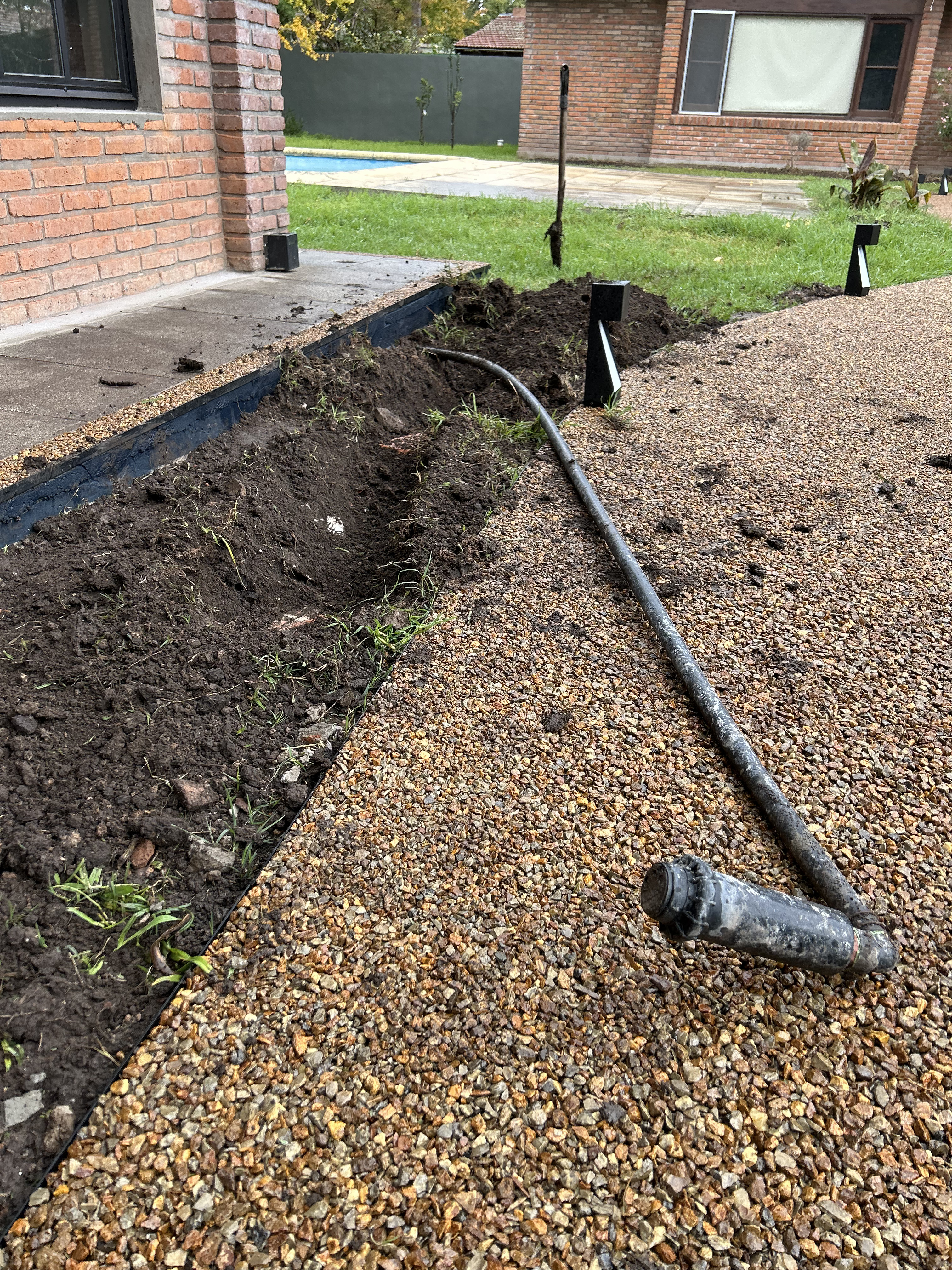 Sistema de riego instalado